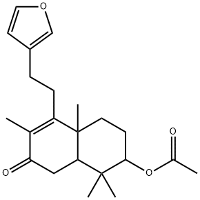 7-Acetoxy-4-[2-(3-furyl)ethyl]-4a,5,6,7,8,8a-hexahydro-3,4a,8,8-tetramethylnaphthalen-2(1H)-one