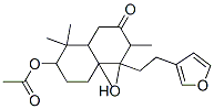 7-Acetyloxy-4-[2-(3-furanyl)ethyl]-3,4,4a,5,6,7,8,8a-octahydro-4-hydroxy-3,4a,8,8-tetramethyl-2(1H)-naphthalenone