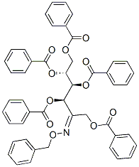 1-O,3-O,4-O,5-O,6-O-Pentabenzoyl-D-fructose O-benzyl oxime