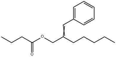 2-(phenylmethylene)heptyl butyrate