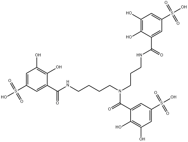 N,N',N''-tris(2,3-dihydroxy-5-sulfobenzoyl)-1,5,10-triazadecane