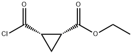 Cyclopropanecarboxylic acid, 2-(chlorocarbonyl)-, ethyl ester, cis- (9CI)
