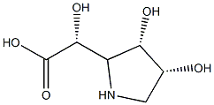 2-Pyrrolidineaceticacid,-alpha-,3,4-trihydroxy-,[2R-[2-alpha-(S*),3-bta-,4-bta-]]-(9CI)