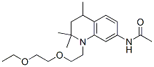 N-[[1-[2-(2-Ethoxyethoxy)ethyl]-1,2,3,4-tetrahydro-2,2,4-trimethylquinolin]-7-yl]acetamide