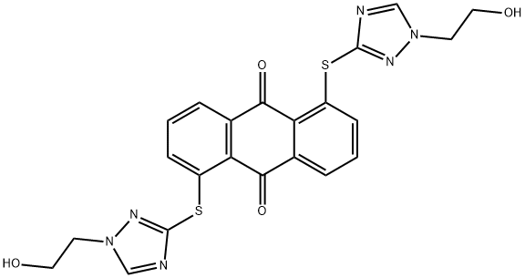 1,5-Bis[[1-(2-hydroxyethyl)-1H-1,2,4-triazol-3-yl]thio]-9,10-anthracenedione