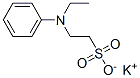 2-[Ethyl(phenyl)amino]ethanesulfonic acid potassium salt