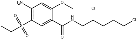 4-amino-N-(2,5-dichloropentyl)-5-(ethylsulphonyl)-2-methoxybenzamide