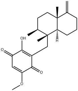 3-[(十氢-1Β,2Β,4AΒ-三甲基-5-亚甲基-1-萘基)甲基]-2-羟基-5-甲氧基苯醌