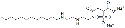 4-[[2-[[2-(Dodecylamino)ethyl]amino]ethyl]amino]-4-oxo-2-sulfobutanoic acid disodium salt
