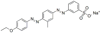 3-[[4-[(4-Ethoxyphenyl)azo]-3-methylphenyl]azo]benzenesulfonic acid sodium salt