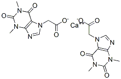 calcium 1,2,3,6-tetrahydro-1,3-dimethyl-2,6-dioxo-7H-purine-7-acetate