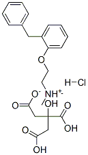 [2-(2-benzylphenoxy)ethyl]dimethylammonium dihydrogen citrate hydrochloride
