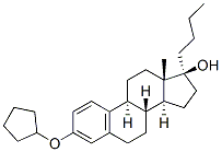 17 alpha-n-butylestradiol-3-cyclopentyl ether