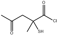 2-Mercapto-2-methyl-4-oxopentanoic acid chloride
