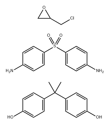 Bisphenol A-epichlorohydrin-4,4''-sulfonylbis-(benzamine) coplymer