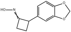 Cyclobutanone, 2-(1,3-benzodioxol-5-yl)-, oxime