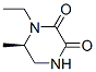 2,3-Piperazinedione,1-ethyl-6-methyl-,(R)-(9CI)