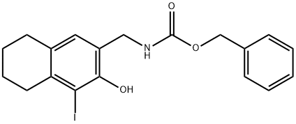 N-[(3-Hydroxy-4-iodo-5,6,7,8-tetrahydronaphthalen-2-yl)methyl]carbamic acid benzyl ester