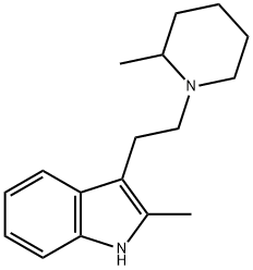 2-Methyl-3-(2-(2-methyl-1-piperidinyl)ethyl)-1H-indole