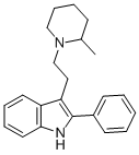 3-(2-(2-Methyl-1-piperidinyl)ethyl)-2-phenyl-1H-indole