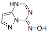 Pyrazolo[1,5-a]-1,3,5-triazin-4(1H)-one,  oxime  (9CI)