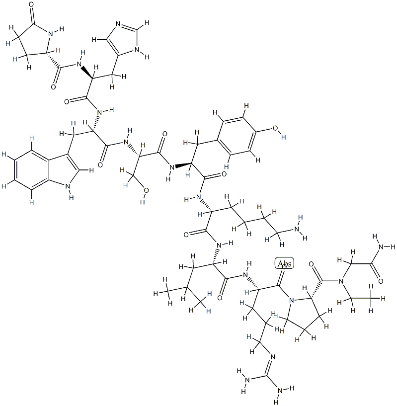 LHRH, Lys(6)-N-Et-GlyNH2(10)-