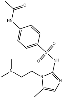 Acetamide, N-(4-(((1-(2-(dimethylamino)ethyl)-5-methyl-1H-imidazol-2-y l)amino)sulfonyl)phenyl)-