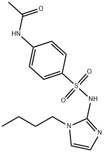 Acetamide, N-(4-(((1-butyl-1H-imidazol-2-yl)amino)sulfonyl)phenyl)-