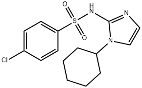 Benzenesulfonamide, 4-chloro-N-(1-cyclohexyl-1H-imidazol-2-yl)-