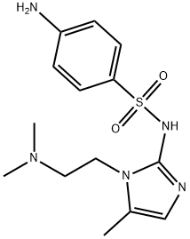 Benzenesulfonamide, 4-amino-N-(1-(2-(dimethylamino)ethyl)-5-methyl-1H- imidazol-2-yl)-