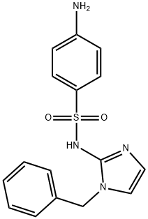 Benzenesulfonamide, 4-amino-N-(1-(phenylmethyl)-1H-imidazol-2-yl)-