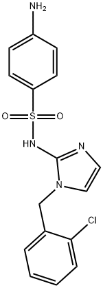 Benzenesulfonamide, 4-amino-N-(1-((2-chlorophenyl)methyl)-1H-imidazol- 2-yl)-