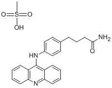 4-(p-(9-Acridinylamino)phenyl)butyramide methanesulfonate