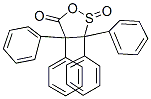 3,3,4,4-Tetraphenyl-1,2-oxathiolan-5-one 2-oxide