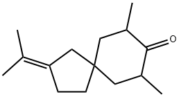 7,9-Dimethyl-2-(1-methylethylidene)spiro[4.5]decan-8-one