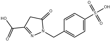 4,5-dihydro-5-oxo-1-[(4-sulphophenyl)methyl]-1H-pyrazole-3-carboxylic acid