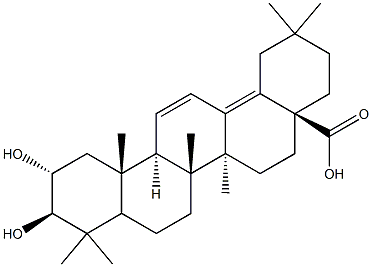 (2ALPHA,3BETA)-2,3-二羟基齐墩果-11,13(18)-二烯-28-酸