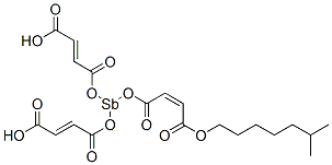 3,3',3''-[Stibinetriyltris(oxycarbonyl)]tris[(Z)-acrylic acid (6-methylheptyl)] ester