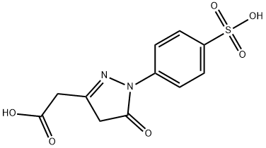 4,5-dihydro-5-oxo-1-(4-sulphophenyl)-1H-pyrazole-3-acetic acid