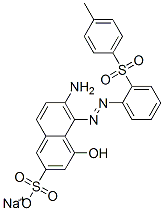 sodium 6-amino-4-hydroxy-5-[[2-[(p-tolyl)sulphonyl]phenyl]azo]naphthalene-2-sulphonate