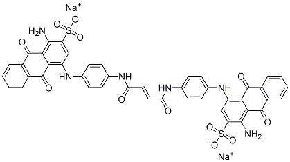disodium 4,4'-[(1,4-dioxo-2-butene-1,4-diyl)bis(imino-4,1-phenyleneimino)]bis[1-amino-9,10-dihydro-9,10-dioxoanthracene-2-sulphonate]