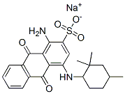 sodium 1-amino-9,10-dihydro-9,10-dioxo-4-[(2,2,4-trimethylcyclohexyl)amino]anthracene-2-sulphonate