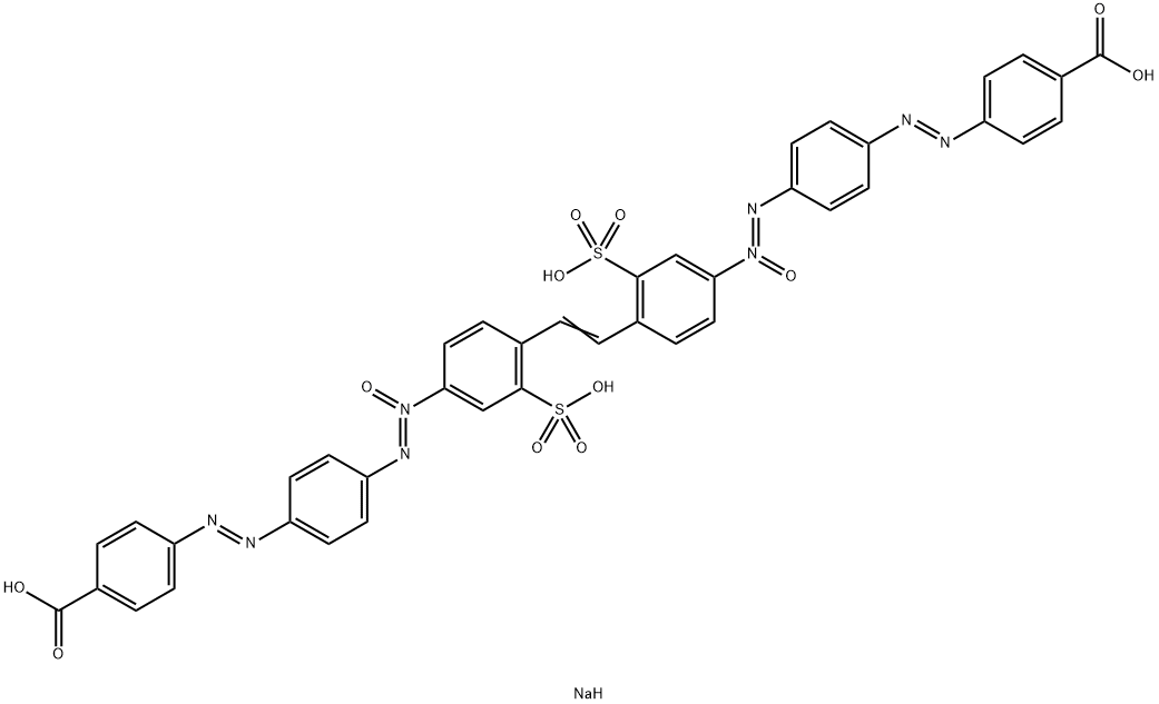 4,4'-[1,2-乙烯二基二[(3-磺基-4,1-苯亚基)-ONN-氧化偶氮基-4,1-苯亚基偶氮]二苯甲酸四钠盐