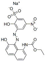 3-[[8-[(Ethoxycarbonyl)amino]-2-hydroxy-1-naphthalenyl]azo]-2-hydroxy-5-nitrobenzenesulfonic acid sodium salt