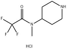 2,2,2-TRIFLUORO-N-METHYL-N-4-PIPERIDINYL-ACETAMIDE MONOHYDROCHLORIDE