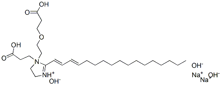 disodium 1-[2-(2-carboxyethoxy)ethyl]-1-(2-carboxyethyl)-2-(heptadecadienyl)-4,5-dihydro-1H-imidazolium hydroxide