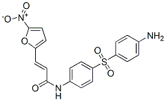 2-Propenamide, N-4-(4-aminophenyl)sulfonylphenyl-3-(5-nitro-2-furanyl)-