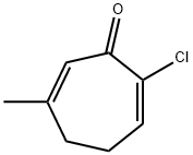 2,6-Cycloheptadien-1-one,  2-chloro-6-methyl-