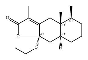 (4aR)-9aα-Ethoxy-4a,5,6,7,8,8aα,9,9a-octahydro-3,4aβ,5β-trimethylnaphtho[2,3-b]furan-2(4H)-one