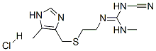 N-cyano-N'-methyl-N''-[2-[[(5-methyl-1H-imidazol-4-yl)methyl]thio]ethyl]guanidine hydrochloride